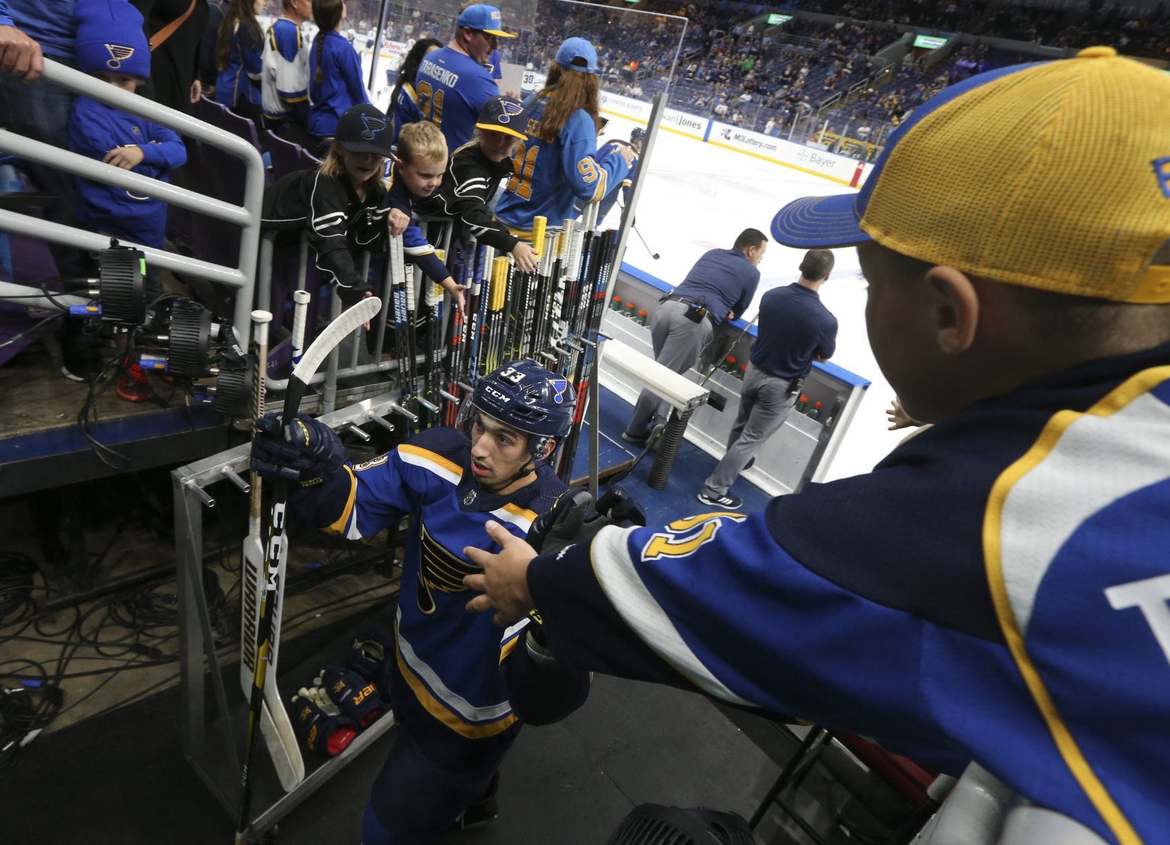 Opening Night for the St. Louis Blues V Winnipeg Jets